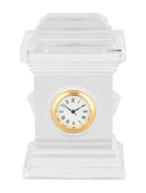 rosenthal versace clock|Rosenthal Meets Versace Crystal Medusa Clock .